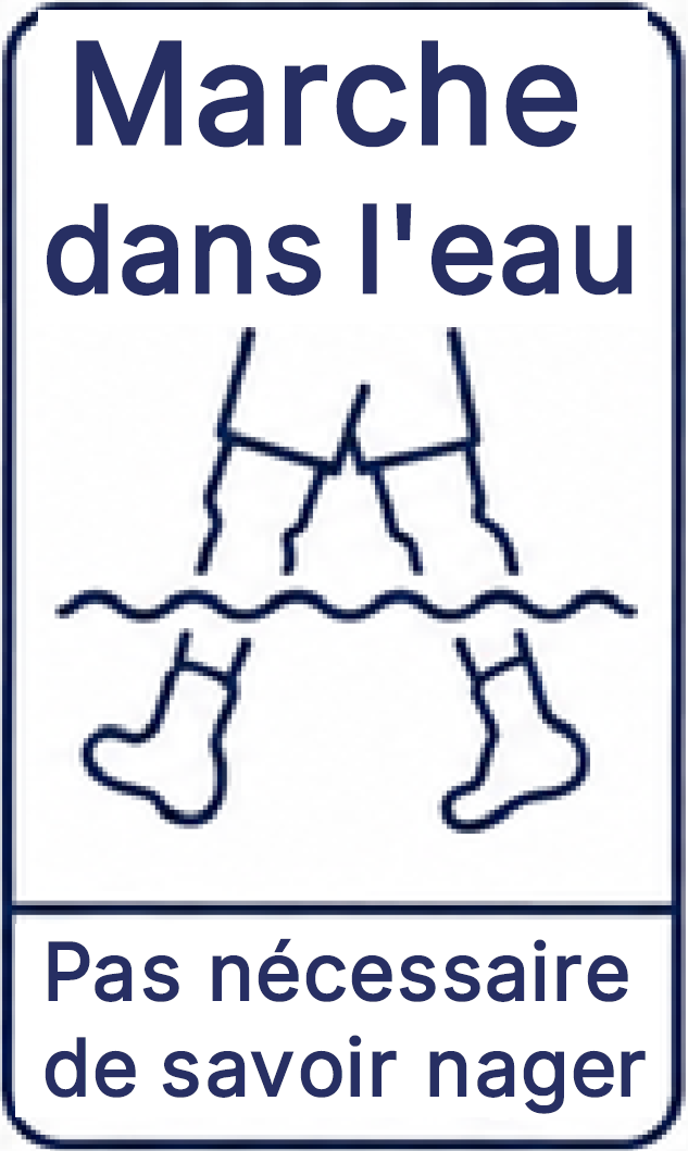 Marche dans l'eau Durée 3 h