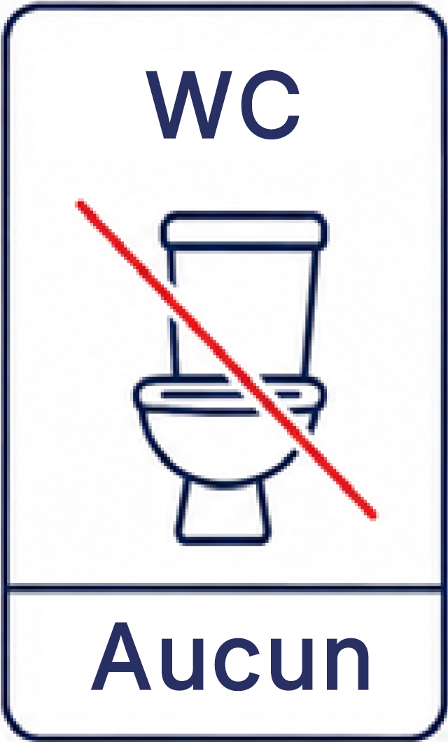 WC aucun Durée 3 h